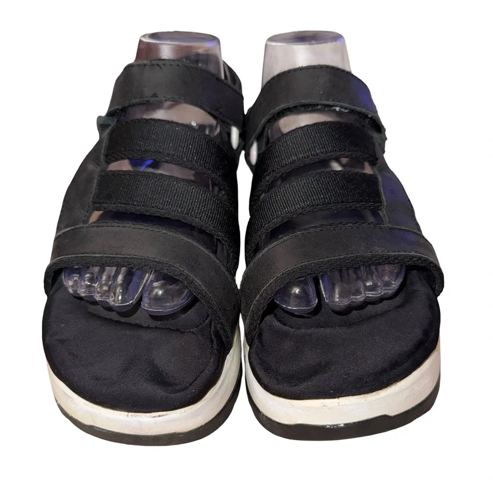 Teva Black Platform Sport‎ Sandals Flatform Chunky Hiking Utility Sandals 9.5